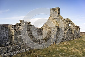 Abandoned Croft of Wester Crannich on Dava Moor in Scotland.