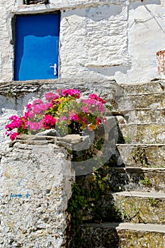 Abandoned cycladic house