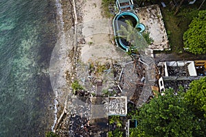 Abandoned derelict beach resort in Koh Chang Thailand