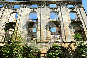 Abandoned , deserted house