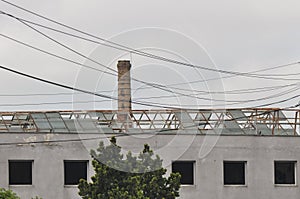 Deteriorated roof