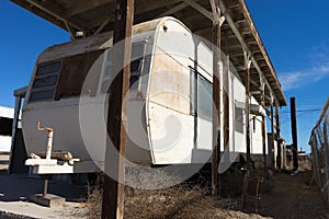 Abandoned dwelling in bombay beach