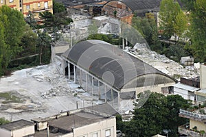 Abandoned factory in Cassino