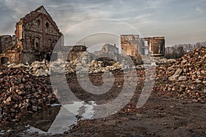 Abandoned factory cement plant Szczakowa Jaworzno Poland