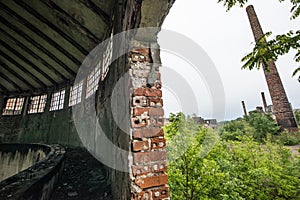 Abandoned factory cement plant Szczakowa Jaworzno Poland