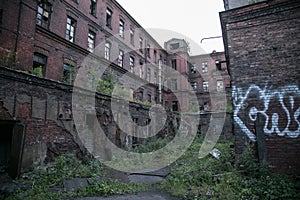 Abandoned Factory Red Triangle, Saint Petersburg, Russia. Location of filming