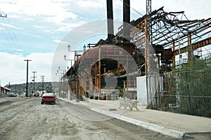 Abandoned Factory in Santa Rosalia Mexico photo