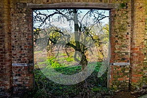 An abandoned farm building in Woodend - Uk