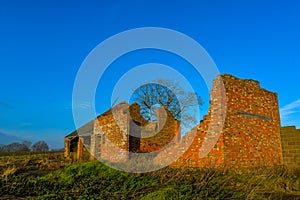 An abandoned farm building in Woodend - Uk