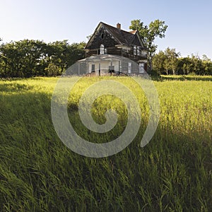 Abandoned farm house.