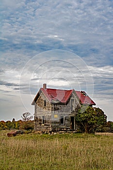 Abandoned Farm House Awaits The Fate Of Another Winter