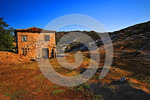 Abandoned farm house in Greece