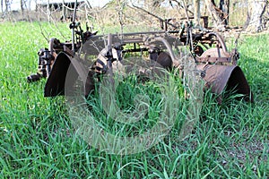 Abandoned farm supplies