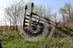 Abandoned farm supplies