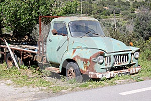 Abandoned farm truck