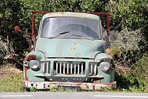 Abandoned farm truck