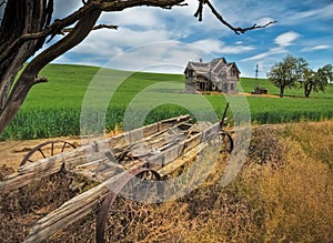 Abandoned farmhouse