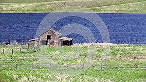 Abandoned Farmhouse Barn Kamloops British Columbia Landscape