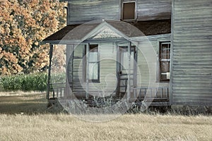 Abandoned Farmhouse Porch