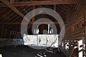 Abandoned farmstead on the Cheif Peosta Trail