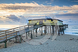 Abandoned Fishing Pier Outer Banks North Carolina