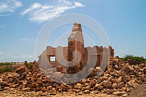 The abandoned fishing village Curral Velho, Boa Vista