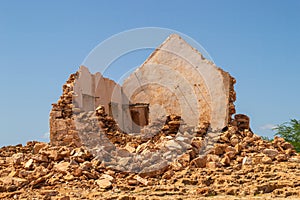 The abandoned fishing village Curral Velho, Boa Vista