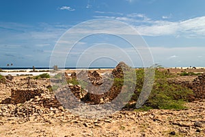 The abandoned fishing village Curral Velho, Boa Vista