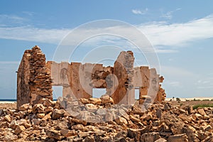 The abandoned fishing village Curral Velho, Boa Vista