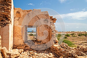 The abandoned fishing village Curral Velho, Boa Vista