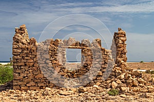 The abandoned fishing village Curral Velho, Boa Vista