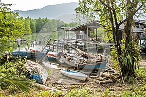 Abandoned fishing village in Koh Chang