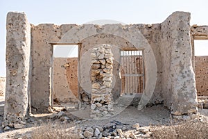 An abandoned fishing village located in Al Jumail, Ruwais north of Doha, Qatar.