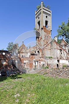 Abandoned and forgotten manor house