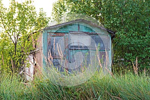 Abandoned garden house.