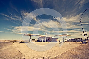 Abandoned Gas Station along Route 66