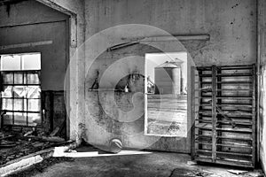 Abandoned gas station in Merkel, Texas