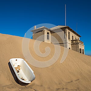 Abandoned ghost town of Kolmanskop, Namibia