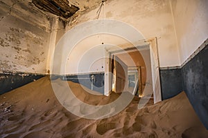 Abandoned ghost town of Kolmanskop, Namibia