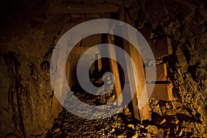 Abandoned Gold Mine Tunnel