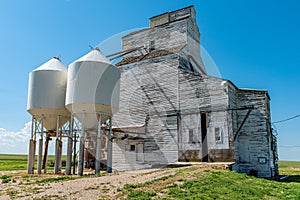 Abandoned grain elevator in Cabri, Saskatchewan, Canada photo