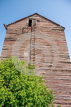 Abandoned grain elevator