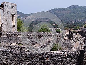 The abandoned Greek Village of Kayakoy, Fethiye, Turkey