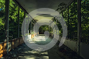 Abandoned green corridor