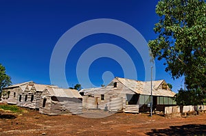 Abandoned guest house for goldminers in the Australian outback