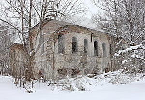 Abandoned historic mansion in Russia