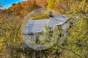 Abandoned Home in the Fall