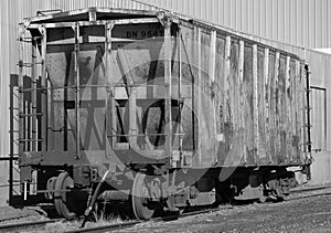 Abandoned Hopper Rail Car