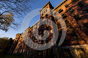 Abandoned Hospital in Late Evening - Jackson Sanatorium - Dansville, New York photo