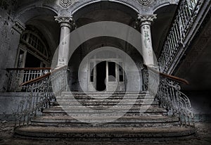 Abandoned hospital sanatorium Beelitz Heilstaetten, Germany